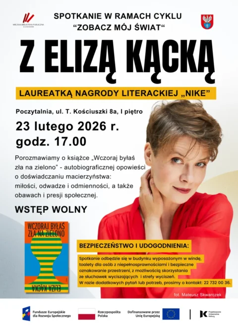 Spotkanie z Elizą Kącką plakat